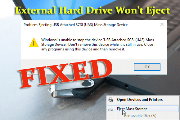 cant eject mass storage device windows 10